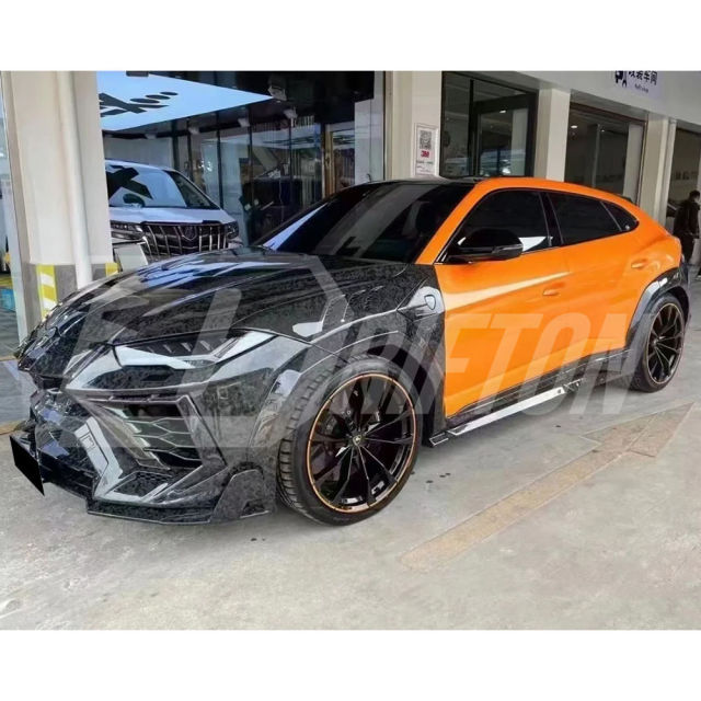 Mansory Style Dry Carbon Fiber With Portion Primer Front Bumper For Lamborghini URUS