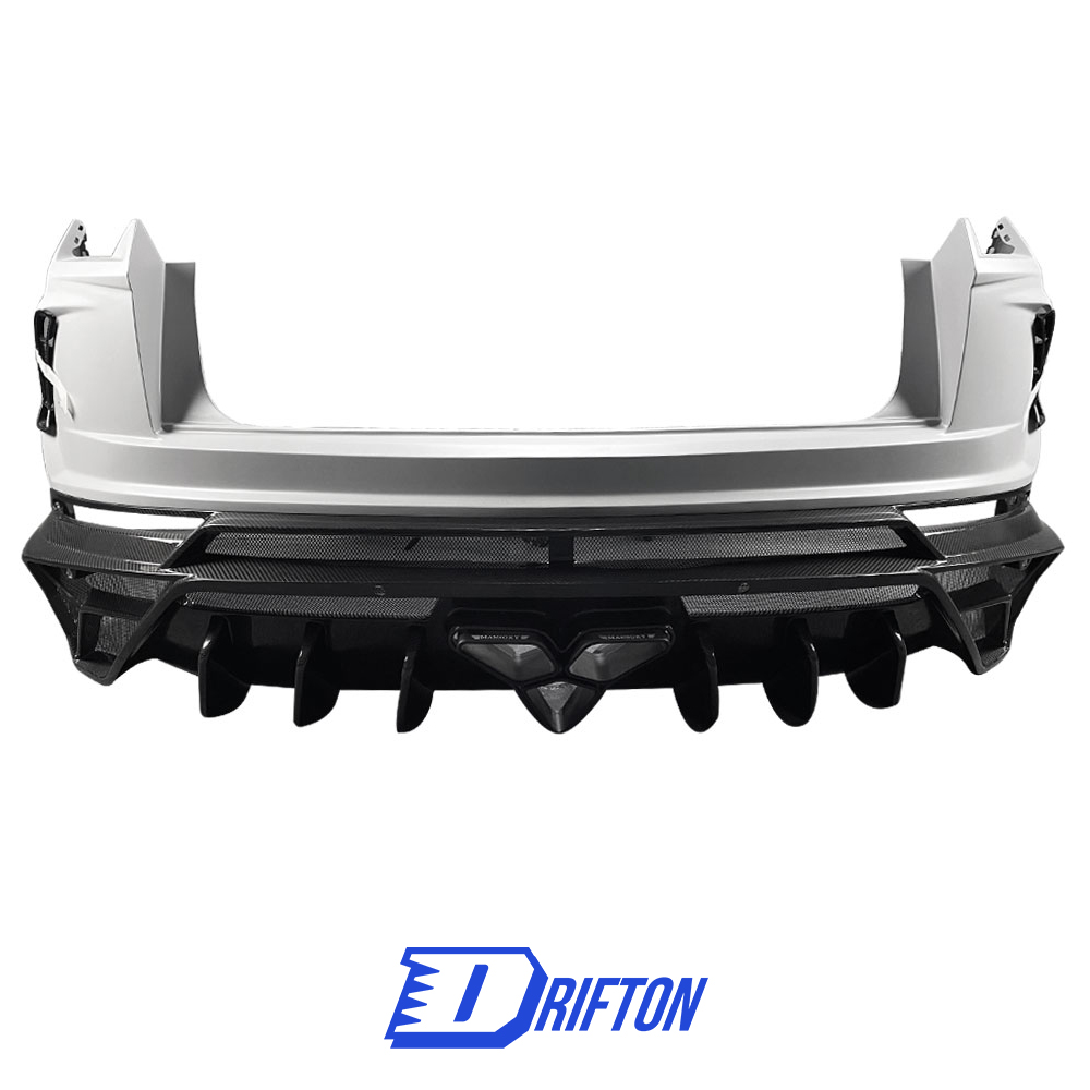 Mansory Style Dry Carbon Fiber With Portion Primer Rear Bumper For Lamborghini URUS