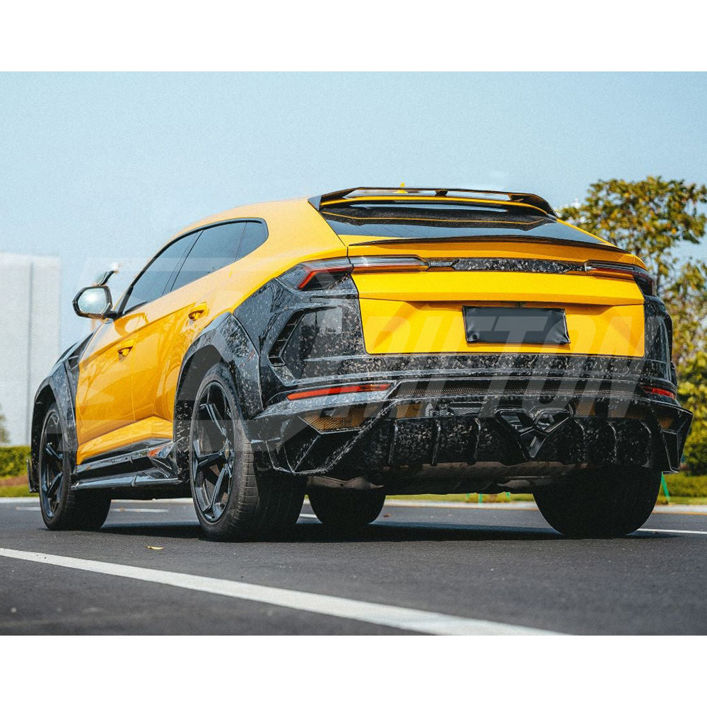 Mansory Style Dry Carbon Fiber With Portion Primer Rear Bumper For Lamborghini URUS