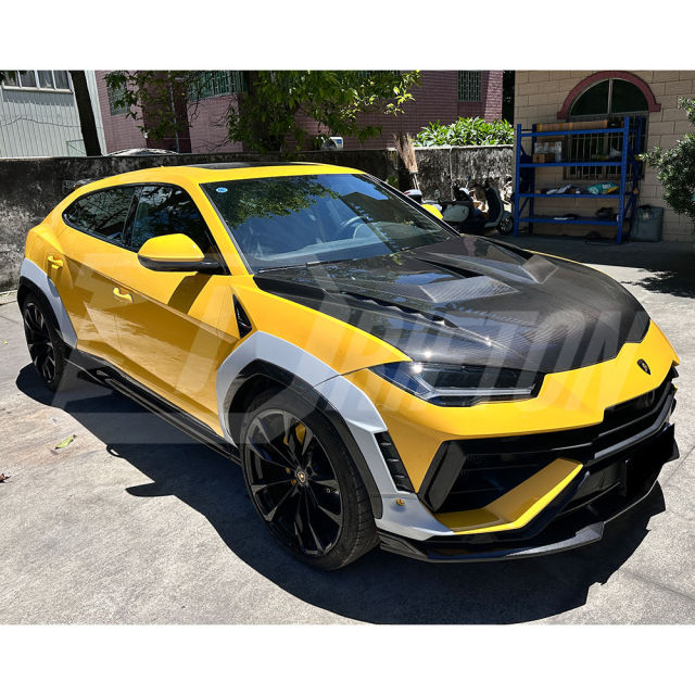1016 Style Dry Carbon Fiber Hood For Lamborghini URUS S & Performante