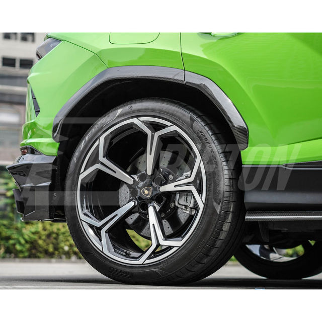 Mansory Style Dry Carbon Fiber Fender Wheel Flares Arches Trims For Lamborghini URUS