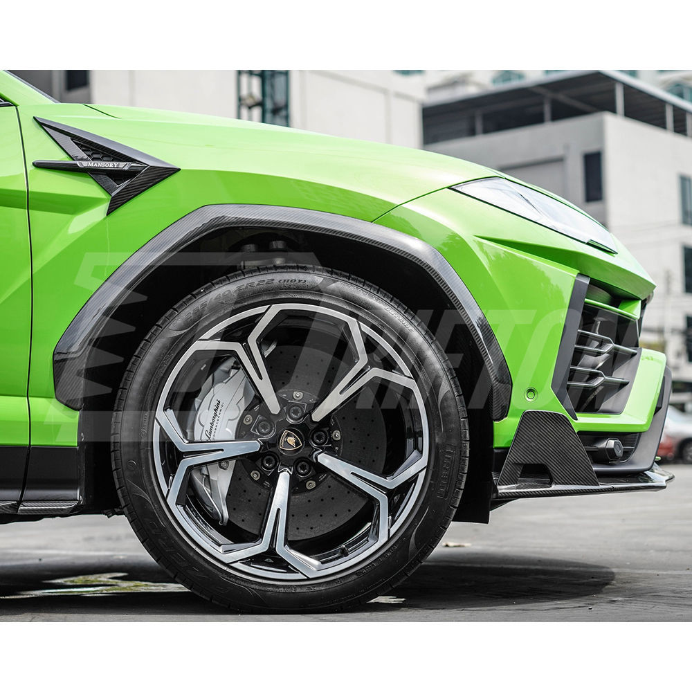 Mansory Style Dry Carbon Fiber Fender Wheel Flares Arches Trims For Lamborghini URUS