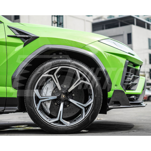 Mansory Style Dry Carbon Fiber Fender Wheel Flares Arches Trims For Lamborghini URUS
