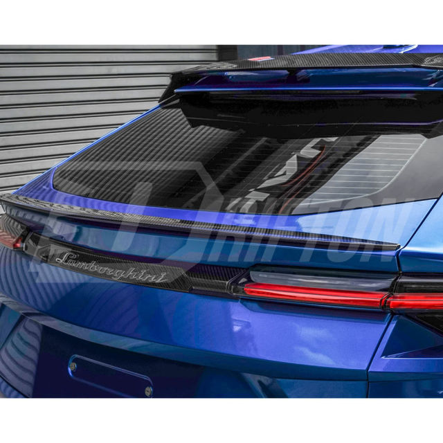 Mansory Style Dry Carbon Fiber Rear Trunk Spoiler Wing For Lamborghini URUS & S & Performante