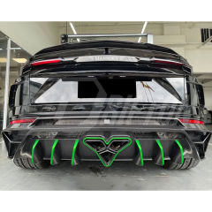 Mansory Style Dry Carbon Fiber With Portion Primer Rear Bumper For Lamborghini URUS