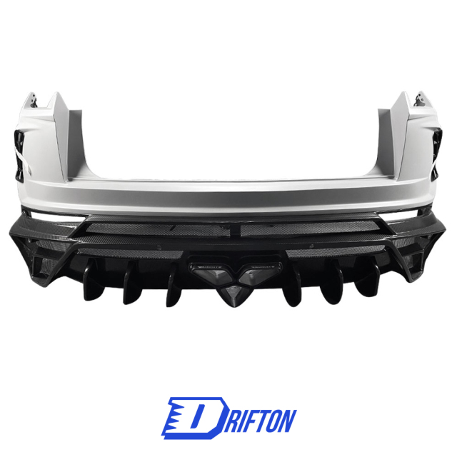 Mansory Style Dry Carbon Fiber With Portion Primer Rear Bumper For Lamborghini URUS
