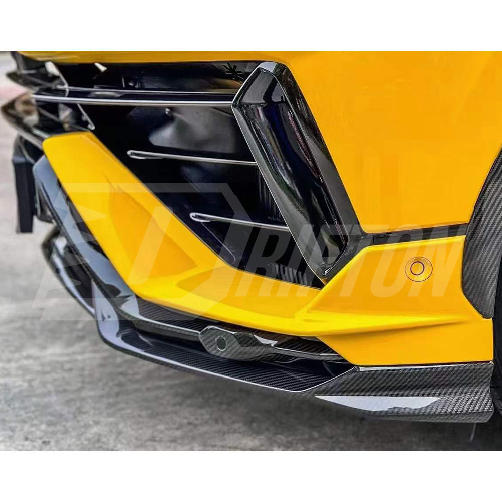 Performante Style Dry Carbon Fiber Front Lip & Front Bumper Trim For Lamborghini URUS S