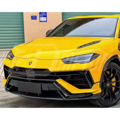 Performante Style Dry Carbon Fiber Front Lip & Front Bumper Trim For Lamborghini URUS S