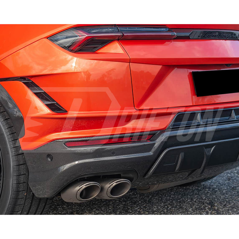 Performante Style Dry Carbon Fiber Rear Diffuser Set For Lamborghini URUS S