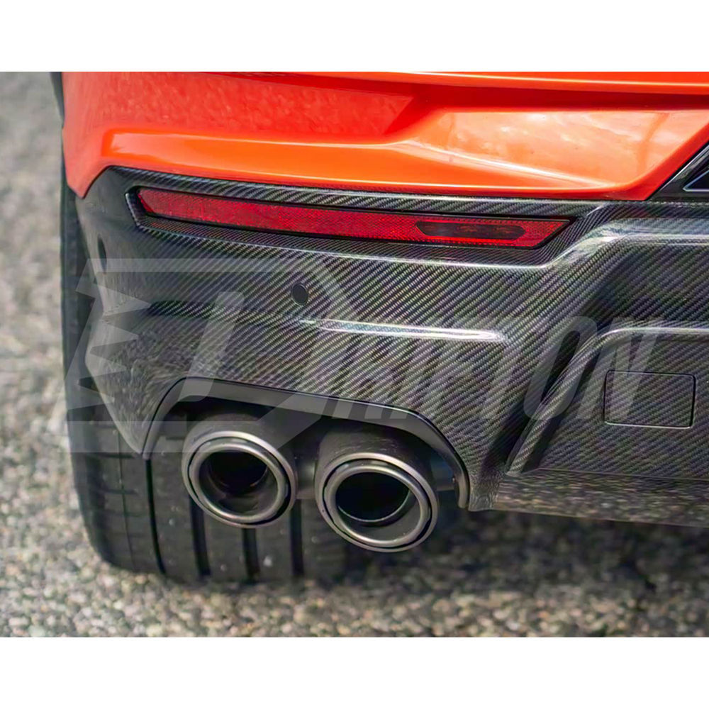Performante Style Dry Carbon Fiber Rear Diffuser Set For Lamborghini URUS S