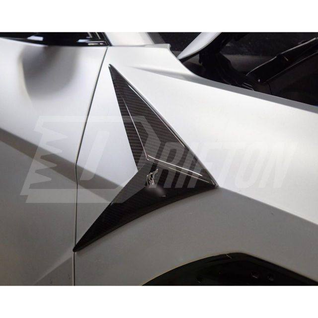 TopCar Style Dry Carbon Fiber Fender Side Trims For Lamborghini URUS