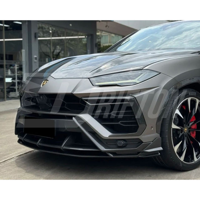 TopCar Style Dry Carbon Fiber Front Lip For Lamborghini URUS