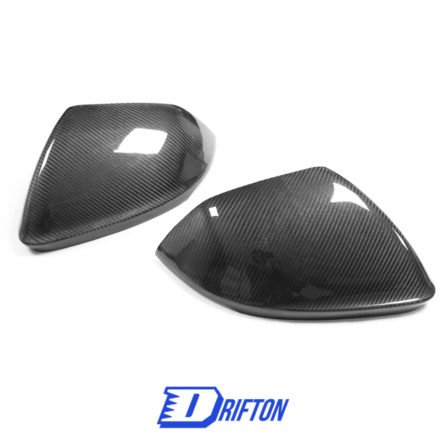 Topcar Style Dry Carbon Fiber Side Mirror Caps For Lamborghini URUS