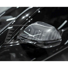 Topcar Style Dry Carbon Fiber Side Mirror Caps For Lamborghini URUS