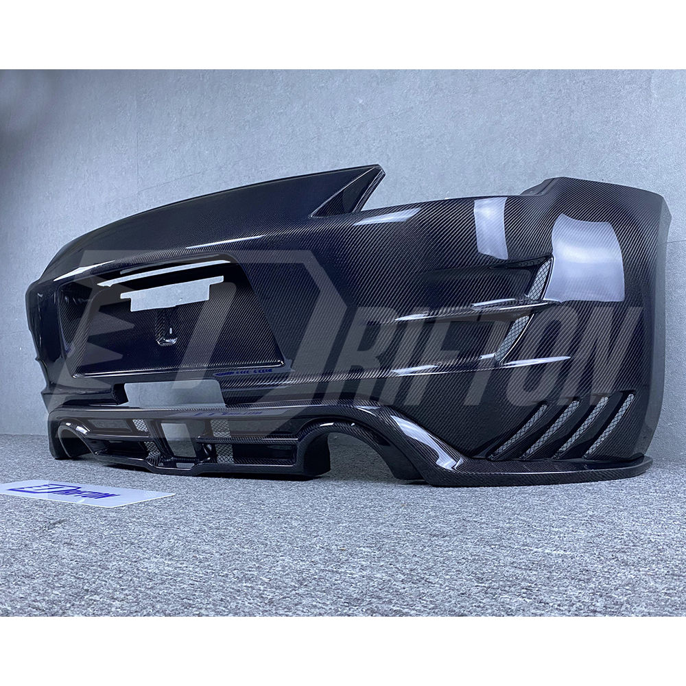 Varis Arising II Style Carbon Fiber Rear Bumper For Nissan 370Z Z34 2008-2019