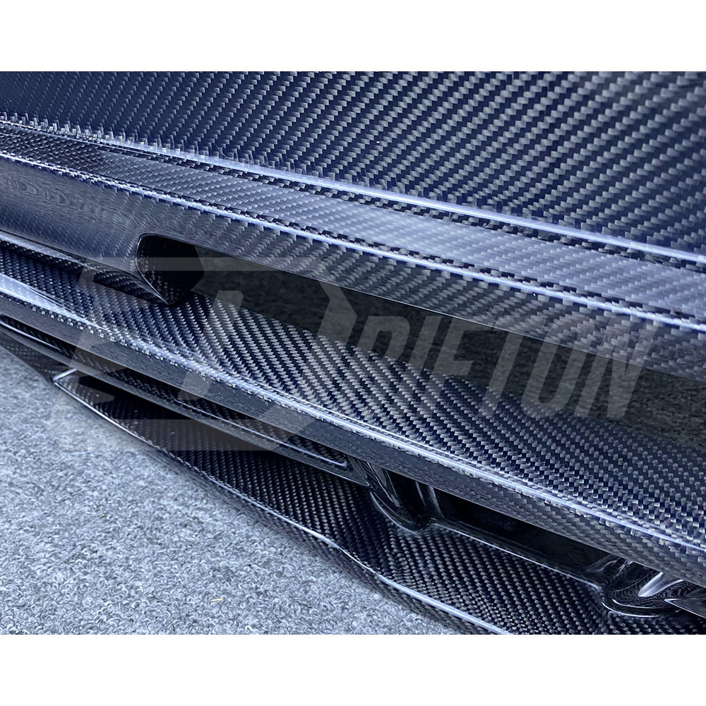 Varis Arising II Style Carbon Fiber Rear Bumper For Nissan 370Z Z34 2008-2019