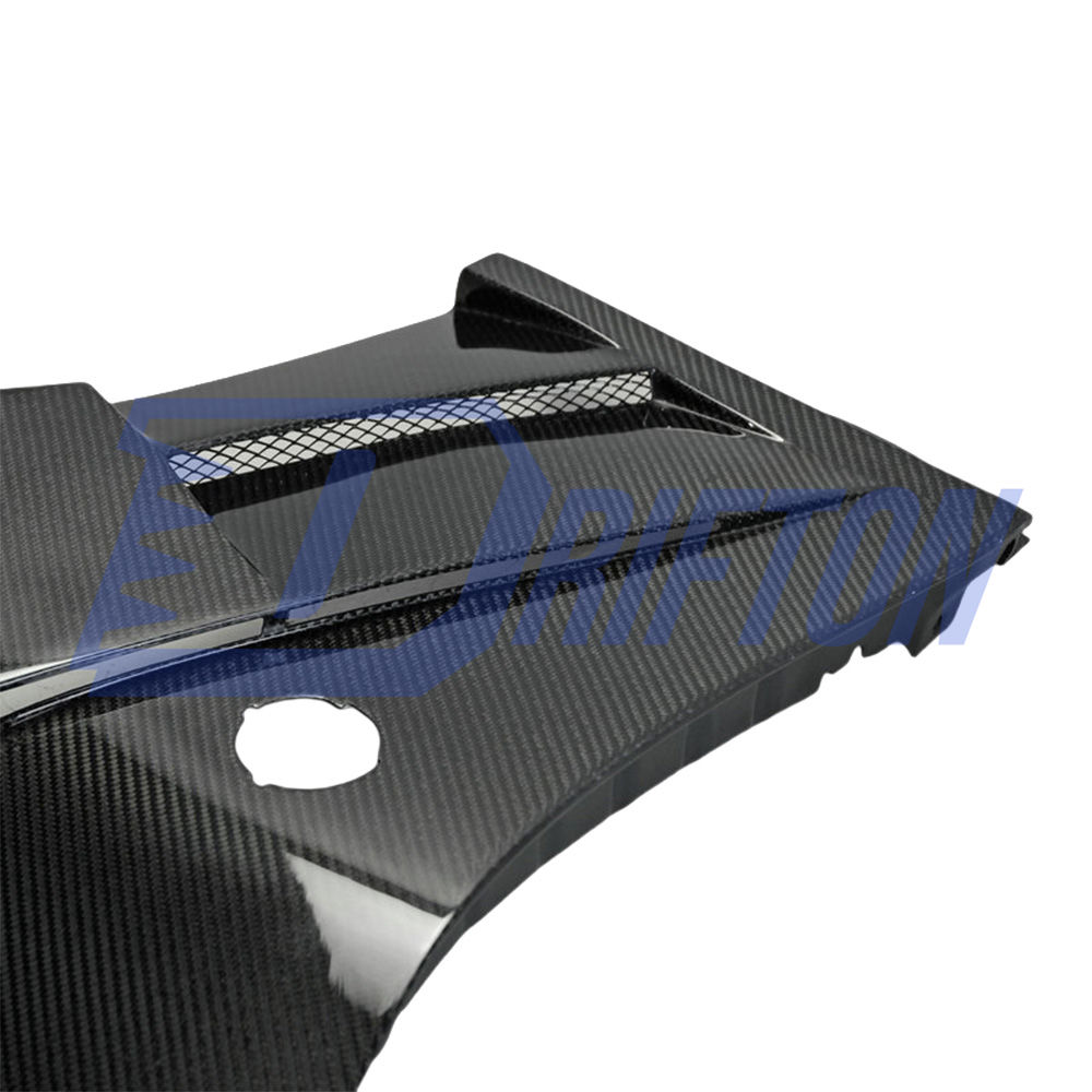 Vented V1 Style Carbon Fiber Fender For Nissan 370Z Z34 2008-2019
