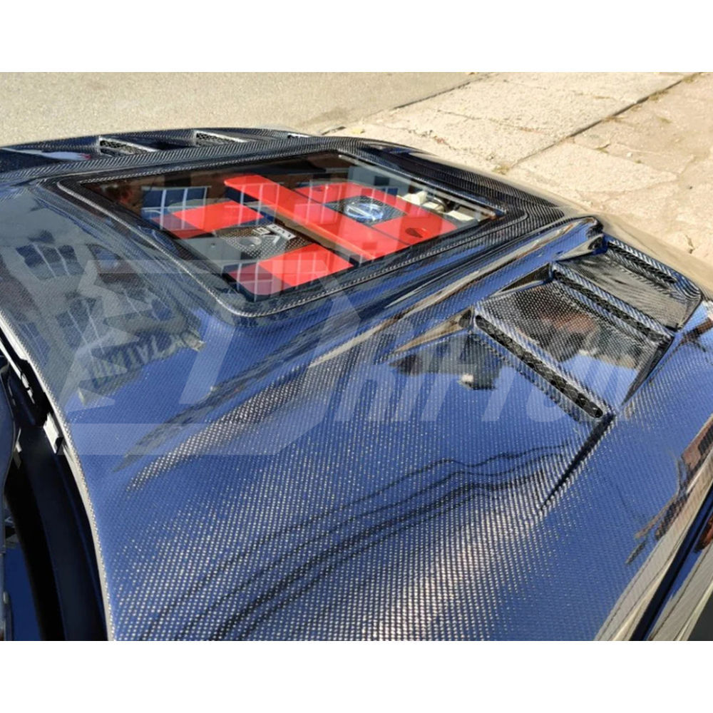 CMST Transparent Window Style Carbon Fiber Hood For Nissan 370Z Z34 2008-2019