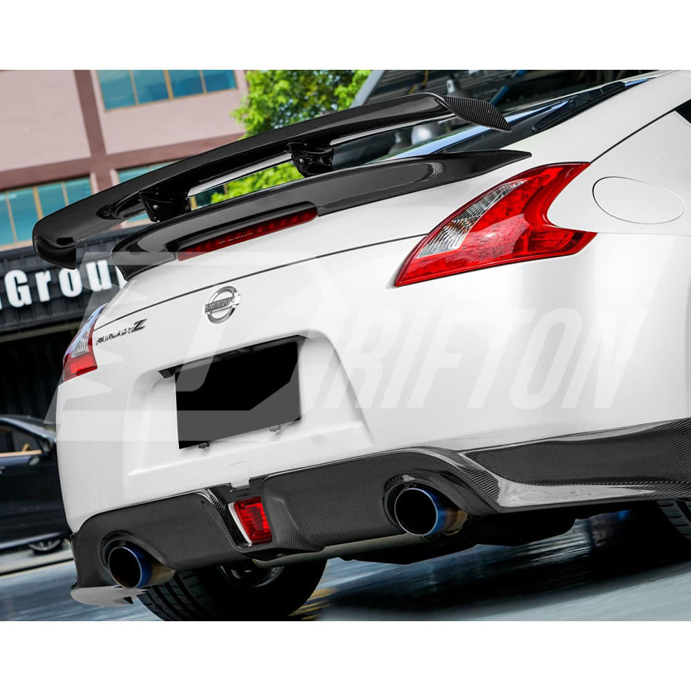 VA GT Style Carbon Fiber Rear Spoier GT Wing For Nissan 370Z Z34 2008-2019