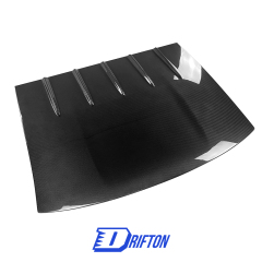 V Style Dry Carbon Fiber Car Roof Cover For Nissan 370Z Z34 2008-2019