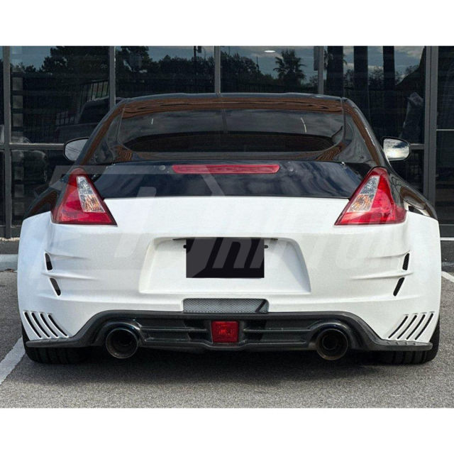 Varis Arising II Style Carbon Fiber Rear Bumper For Nissan 370Z Z34 2008-2019