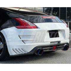Varis Arising II Style Carbon Fiber Rear Bumper For Nissan 370Z Z34 2008-2019