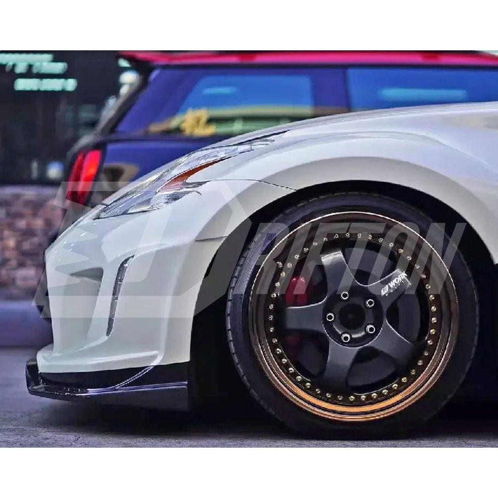 Varis Arising II Style Glass Fiber Front Bumper For Nissan 370Z Z34 2008-2019