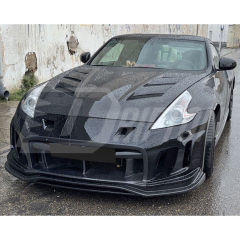 Varis Arising II Style Half Carbon Fiber Front Bumper For Nissan 370Z Z34 2008-2019