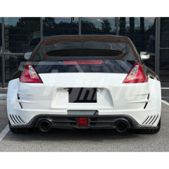 Varis Arising II Style Half Carbon Fiber Rear Bumper For Nissan 370Z Z34 2008-2019