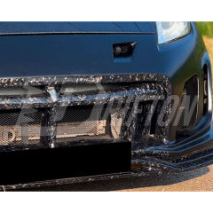 Varis Arising II Style Partial Forged Carbon Fiber Front Bumper For Nissan 370Z Z34 2008-2019