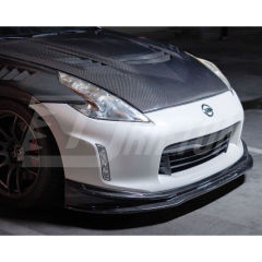 Varis Style Carbon Fiber Front Lip For Nissan 370Z Z34 2012-2019