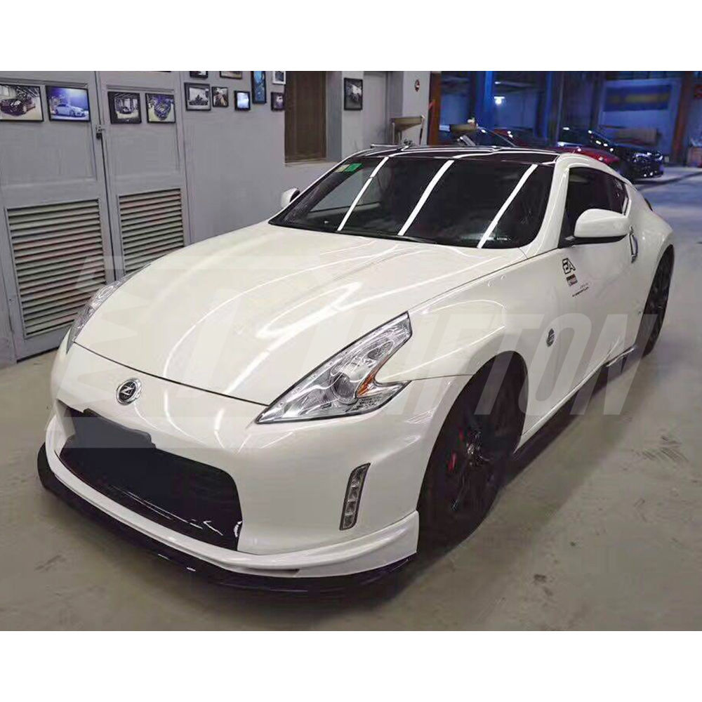 Varis Style Half Carbon Fiber Front Lip For Nissan 370Z Z34 2012-2019