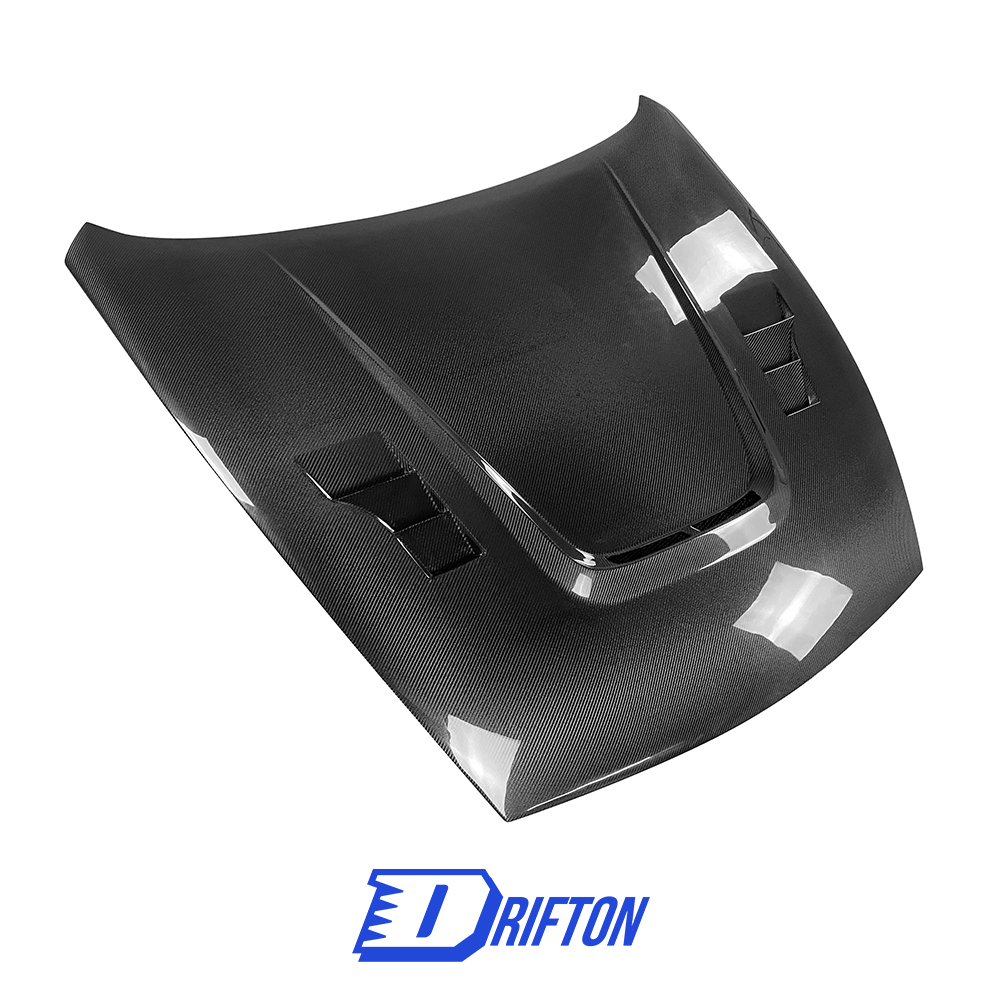 Vented Style Carbon Fiber Hood For Nissan 370Z Z34 2008-2019