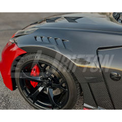 Vented V3 Style Carbon Fiber Fender For Nissan 370Z Z34 2008-2019