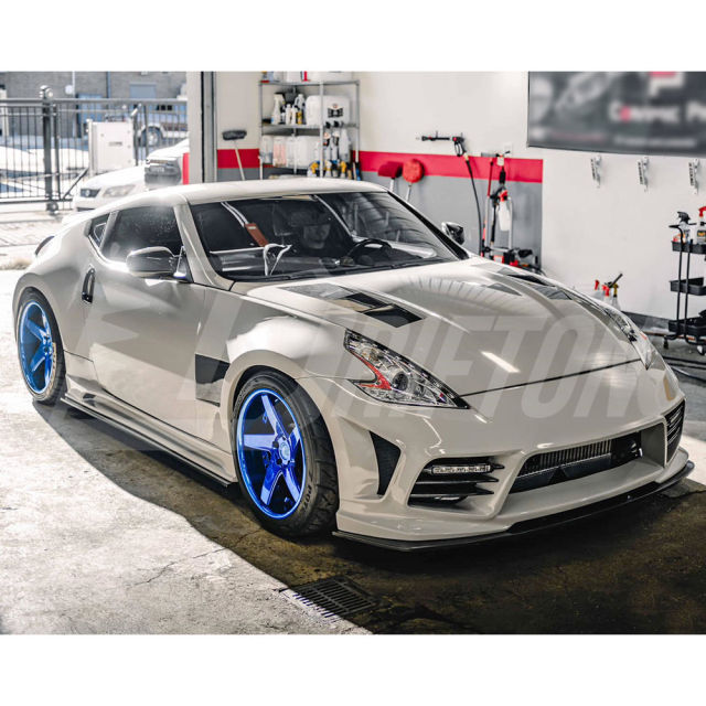 Weber Sport Zenith Line Style Glass Fiber Front Bumper For Nissan 370Z Z34 2008-2019
