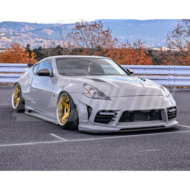 Weber Sport Zenith Line Style Glass Fiber Front Bumper For Nissan 370Z Z34 2008-2019
