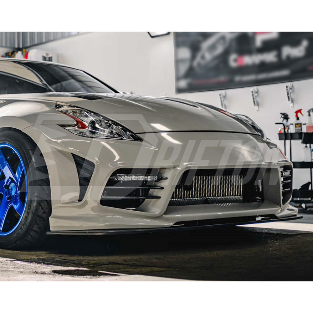 Webersport Zenith Line Style Carbon Fiber Front Lip For Nissan 370Z Z34 2008-2019 Webersport Front Bumper Only