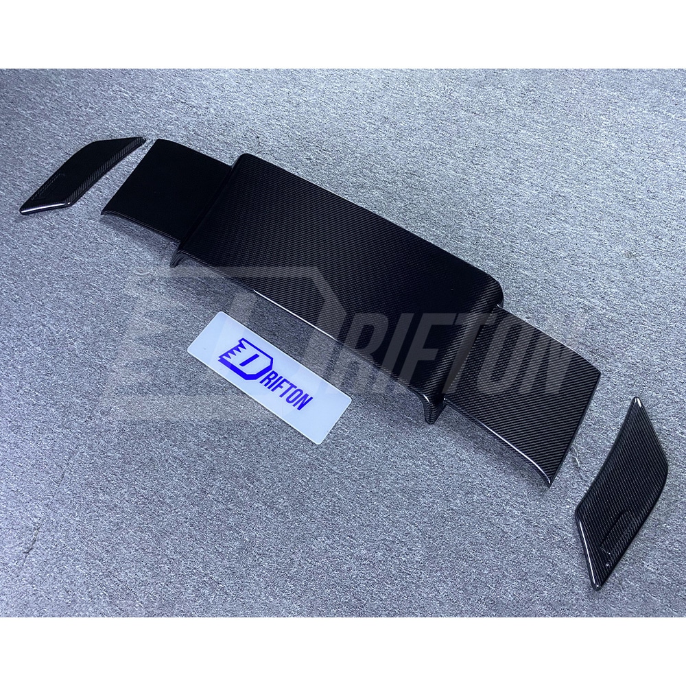 Brabx Style Dry Carbon Fiber Rear Roof Spoiler Wing For Mercedes Benz G-Class W463 2005-2018