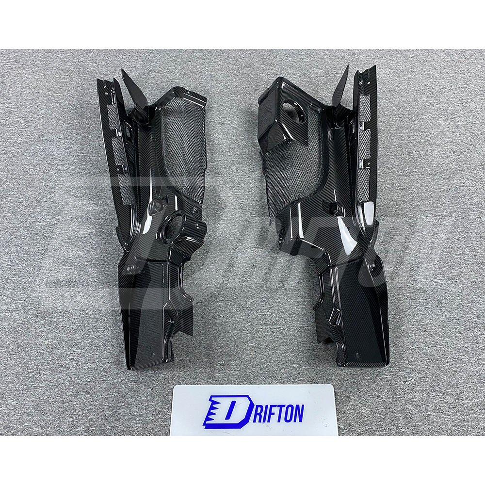 Dry Carbon Fiber Replacement Engine Bay Cover For Audi R8 V8 V10 2007-2015