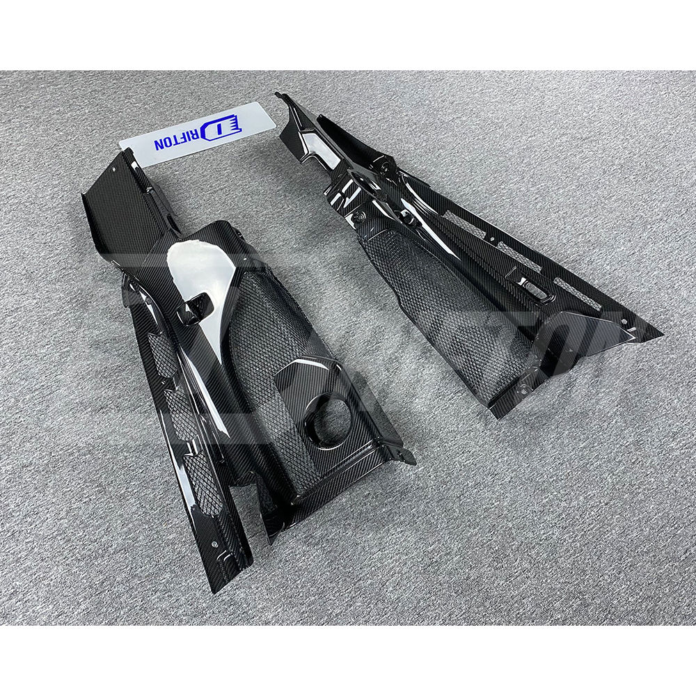 Dry Carbon Fiber Replacement Engine Bay Cover For Audi R8 V8 V10 2007-2015