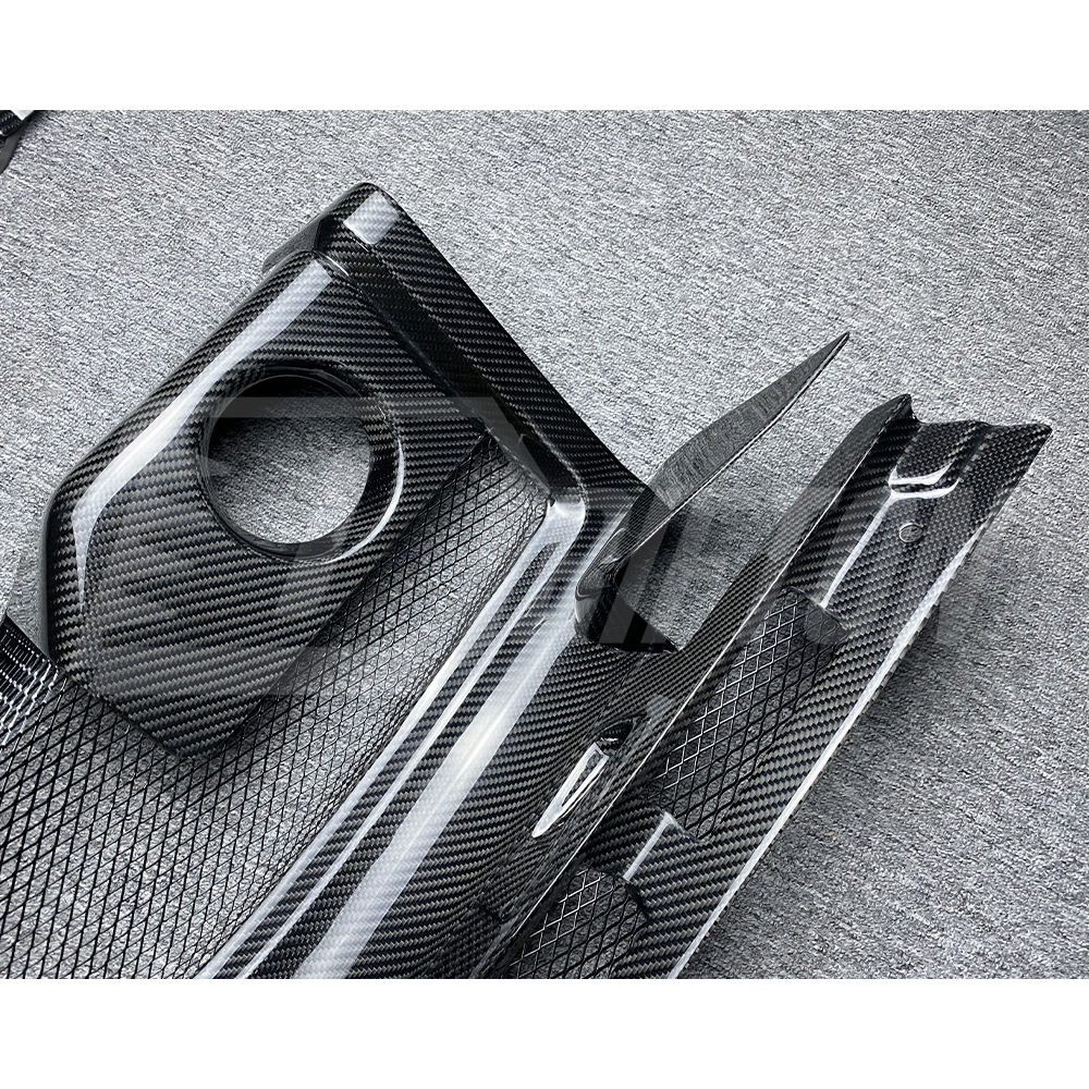 Dry Carbon Fiber Replacement Engine Bay Cover For Audi R8 V8 V10 2007-2015