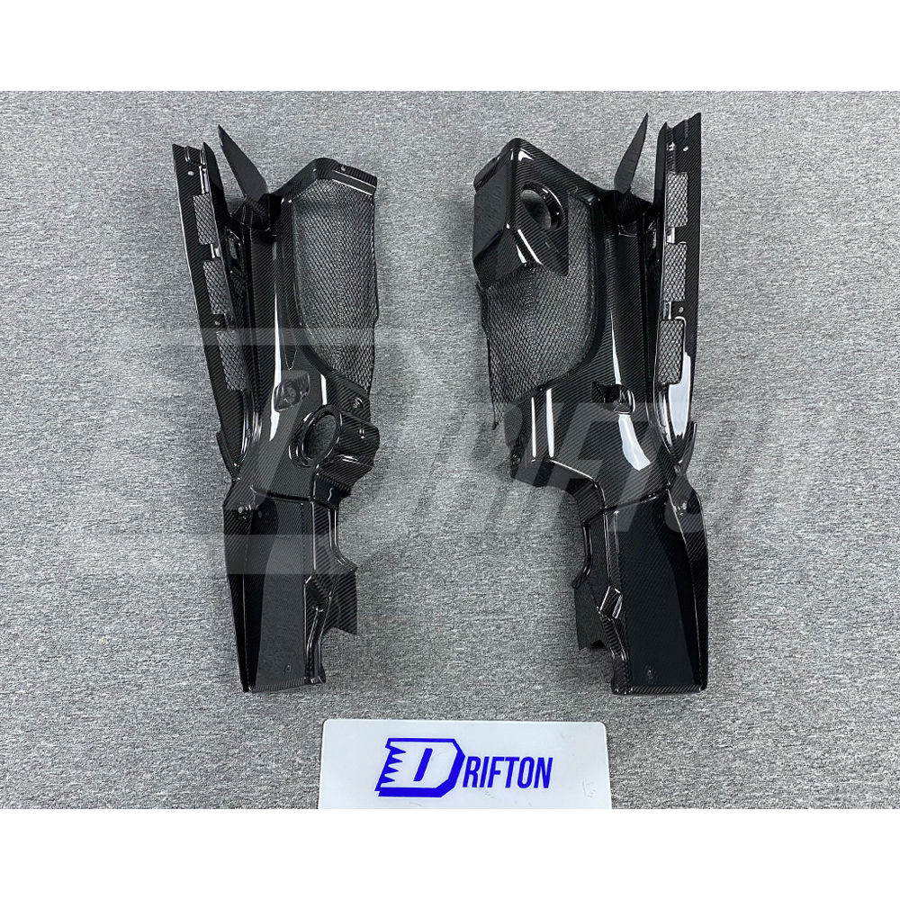 Dry Carbon Fiber Replacement Engine Bay Set For Audi R8 V8 V10 2007-2015