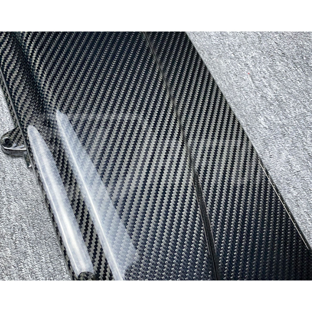 Dry Carbon Fiber Replacement Engine Bay Set For Audi R8 V8 V10 2007-2015