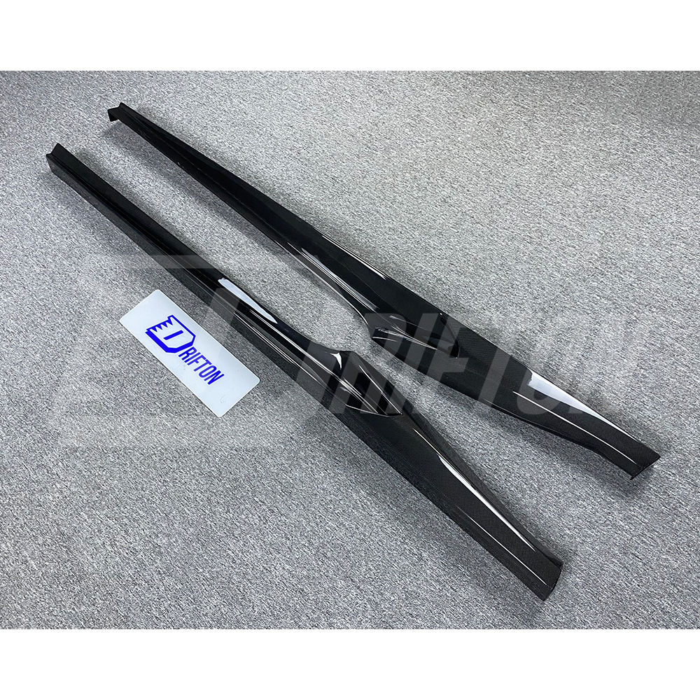 Novitec Style Dry Carbon Fiber Side Skirt For Ferrari 488 GTB Spider 2015-2018
