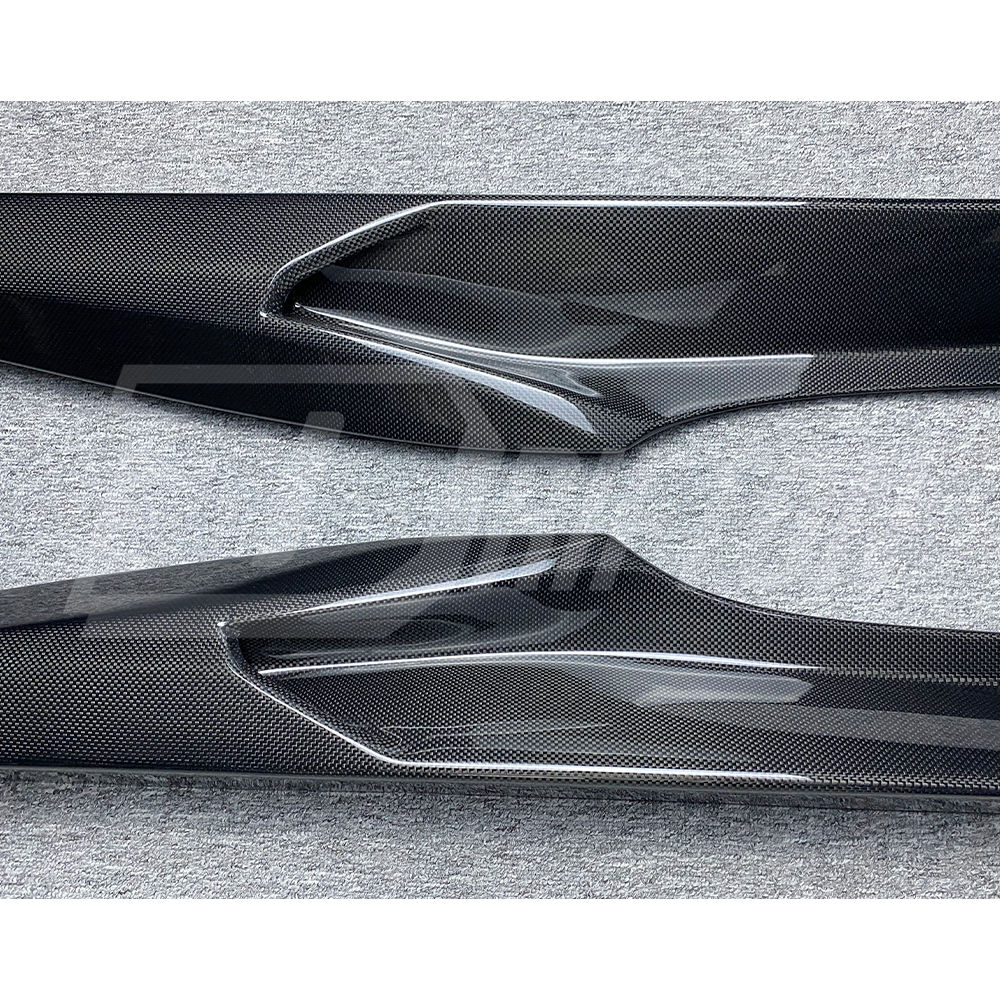 Novitec Style Dry Carbon Fiber Side Skirt For Ferrari 488 GTB Spider 2015-2018