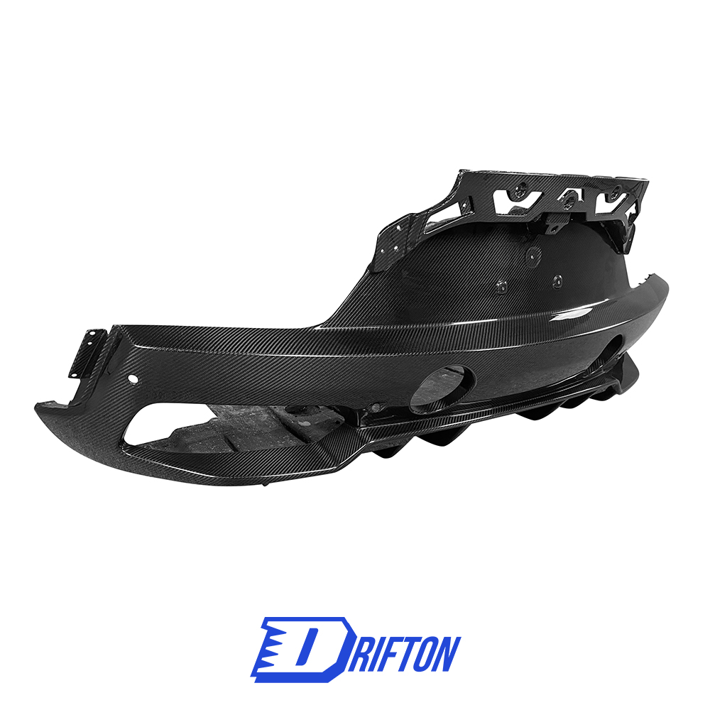 OEM Style Dry Carbon Fiber Rear Diffuser For Maserati MC20