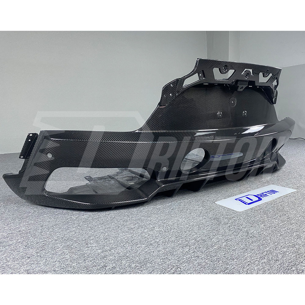 OEM Style Dry Carbon Fiber Rear Diffuser For Maserati MC20