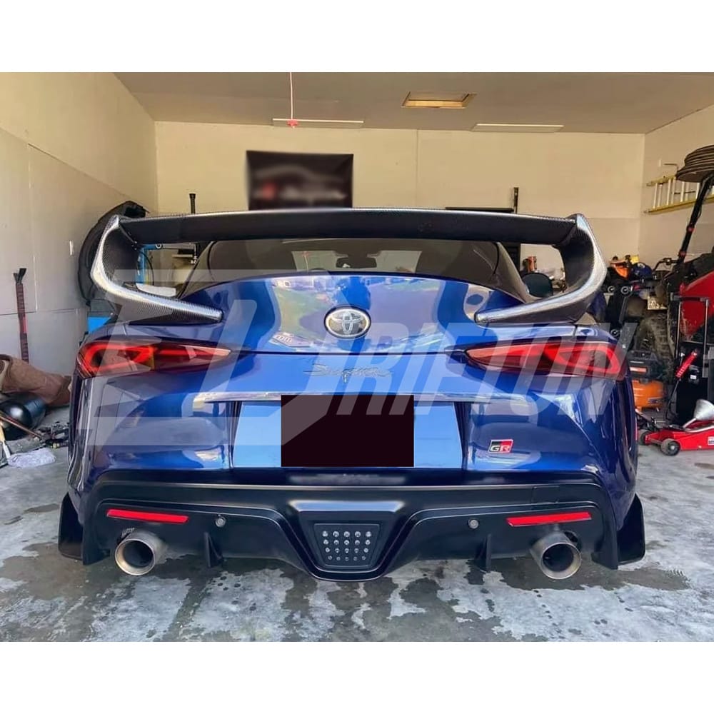 Street Hunter Style Carbon Fiber Rear Spoiler GT Wing For Toyota Supra MK5 A90 A91 GR 2019-2024