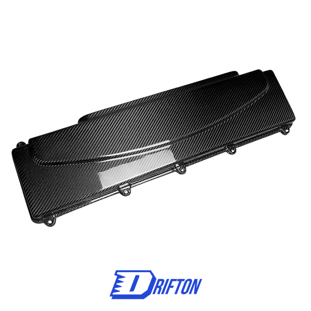 Dry Carbon Fiber Replacement Engine Bay Air Box Cover For Audi R8 V8 V10 2007-2015