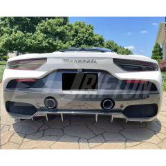 OEM Style Dry Carbon Fiber Rear Diffuser For Maserati MC20